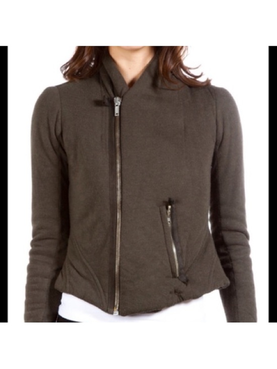 Rick Owens Jackets & Blazers - Rick Owens Lilies angora blend brown zippered jacket size 6